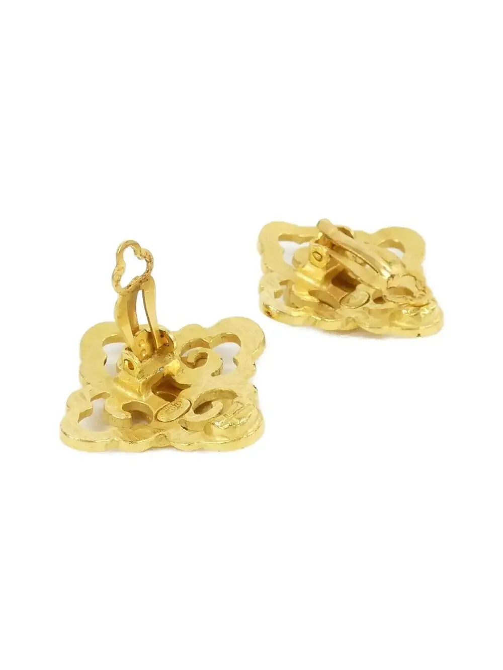 Chanel Earrings Gold-Tone Metal #327657C77B